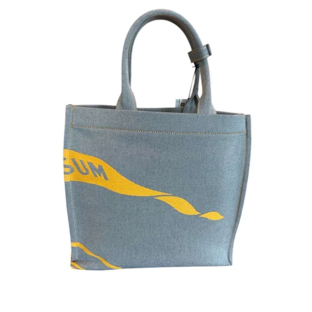 Burberry Unisex Cotton LL EKD Tote in Sunflower, large, with graphic, 8090858 - Picture 5 of 13